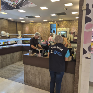 Fiscalização alimento a peso shoppings - IPEMRN