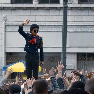 Jaafar Jackson as Michael Jackson in Michael. Photo Credit: Glen Wilson/Lionsgate